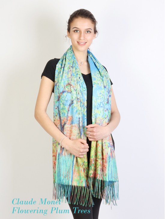 Oil Painting Design Fashion Scarf